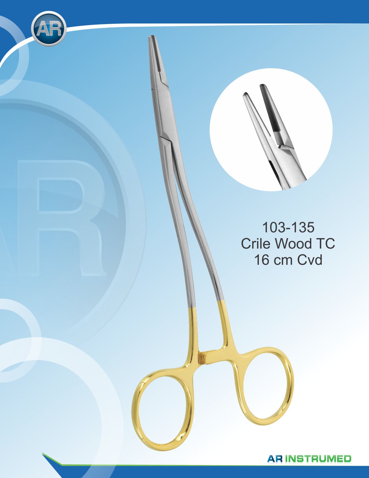 Needle holder Crile Wood TC – AR Instrumed UK