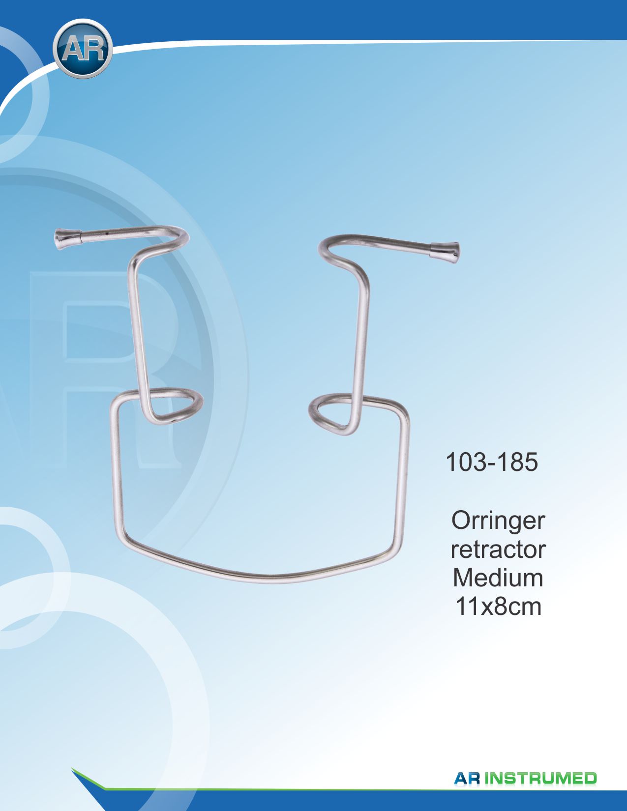 Orringer Retractor Medium11x8cm – AR Instrumed UK