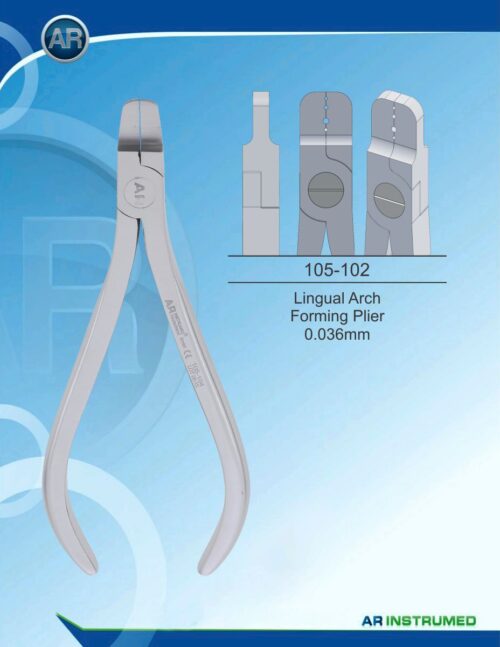 Kieferorthopädie Zangen Lingual Arch Forming Plier 0.036mm