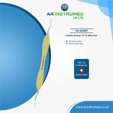 Curette Gracey 13-14 After Five Titanium coated AR Premium Plus Handle Light Yellow