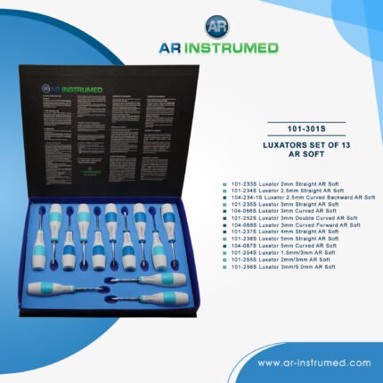 AR INSTRUMED 13 piece dental root luxator set stainless steel surgical instruments UK