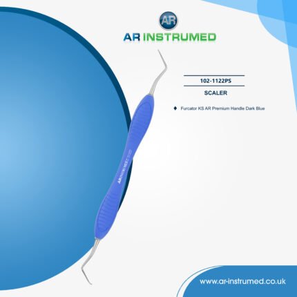 AR INSTRUMED dental Furcator KS scaler curved tip stainless steel silicone handle UK instrument