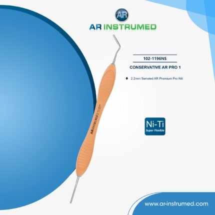 AR INSTRUMED AR PRO composite filling instrument 2.2mm flexible tip stainless steel dental tool with silicone handle