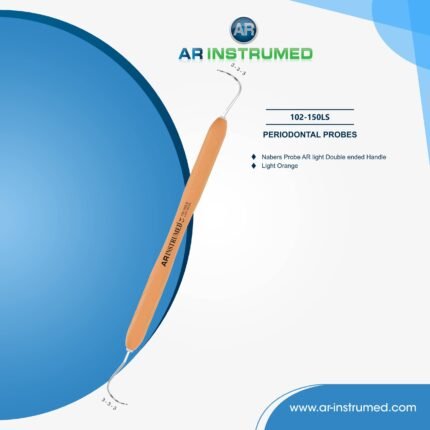 AR INSTRUMED dental Nabers probe stainless steel silicone handle UK periodontal instrument