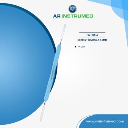 AR INSTRUMED P.K. Thomas waxing instrument stainless steel sharp curved tip light blue silicone handle UK dental tool
