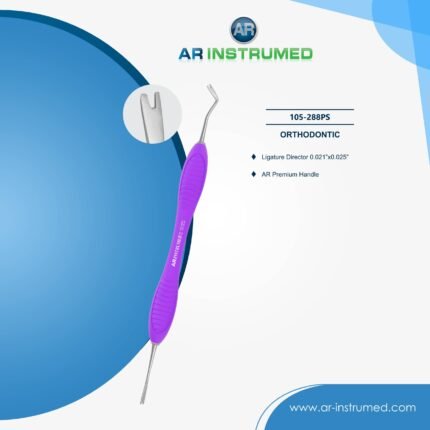 AR INSTRUMED dental Bein root elevator 2.2mm straight tip pink silicone handle UK instrument