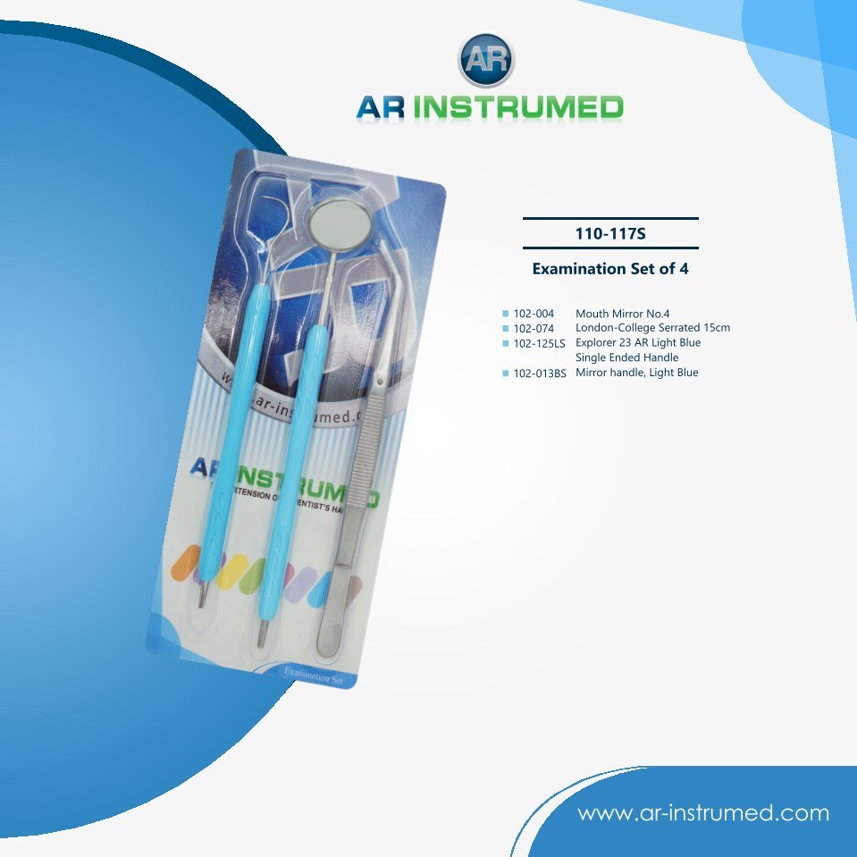 110-117S AR INSTRUMED cross bar winter root elevator 13mm right curved tip stainless steel UK dental instrument tooth extraction tool ergonomic handle