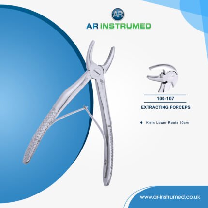 AR INSTRUMED pediatric lower roots dental forceps stainless steel UK dental root extraction instrument