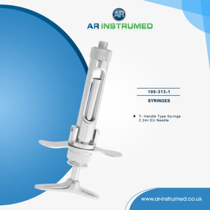 AR INSTRUMED dental aspirating anesthetic syringe stainless steel UK dental anesthesia instrument adjustable barrel silver polish ergonomic handle tool