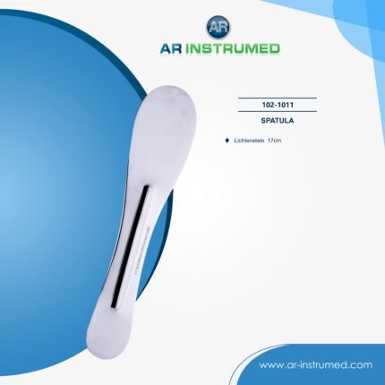 AR INSTRUMED dental Lichtenstein mixing spatula stainless steel UK straight tip ergonomic non slip handle alginate plaster stone mixing tool dental laboratory UK instrument