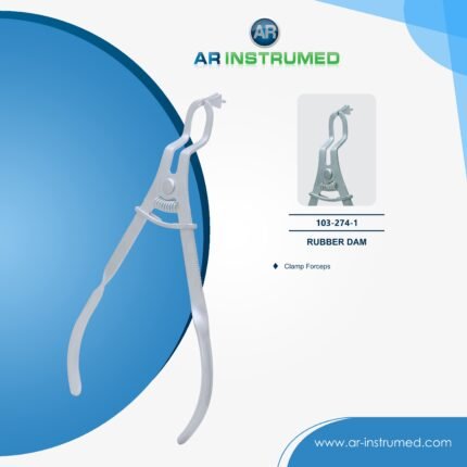 AR INSTRUMED Ivory forceps rubber dam clamp stainless steel UK instrument