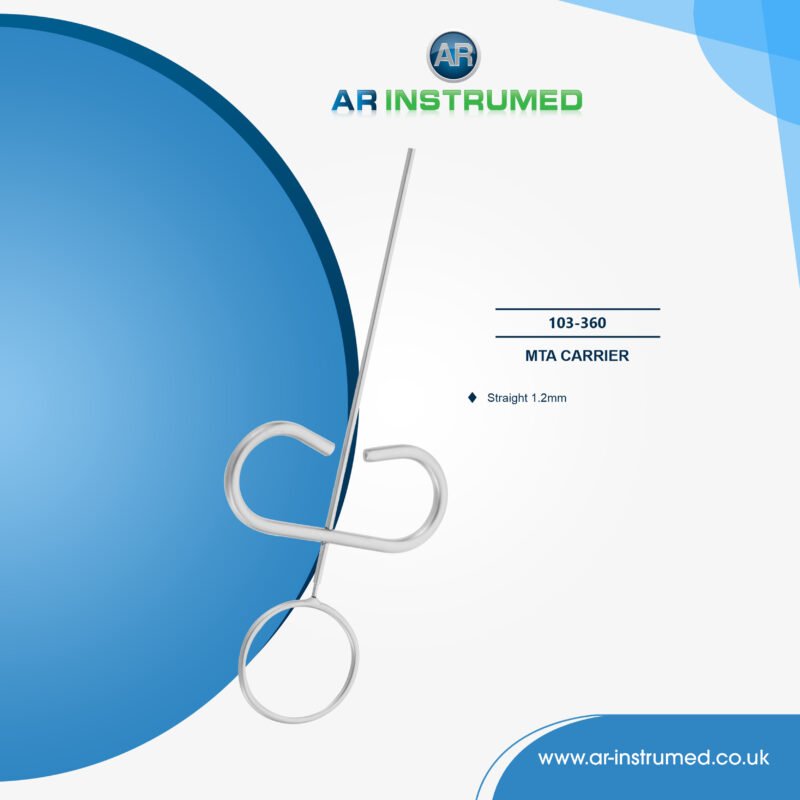 AR INSTRUMED dental MTA carrier stainless steel UK dental instrument rounded tip ergonomic handle cement dispensing endodontic tool