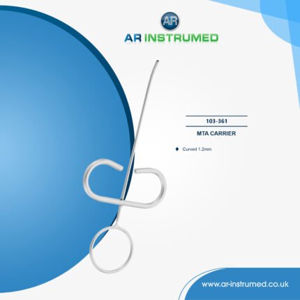 AR INSTRUMED dental MTA carrier stainless steel UK dental instrument rounded tip ergonomic handle cement dispensing endodontic tool