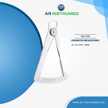 AR INSTRUMED dental lwanson measuring caliper stainless steel UK dental instrument rounded tips engraved scale implant crown bridge measuring tool