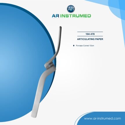 AR INSTRUMED articulating paper holder plier stainless steel UK dental instrument curved serrated jaws orthodontic marking tool