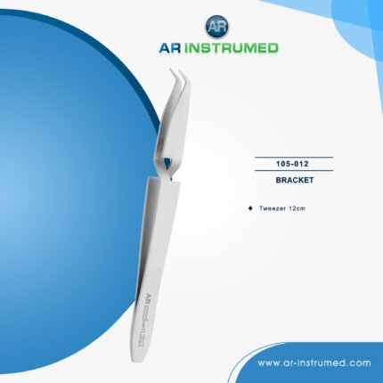 AR INSTRUMED orthodontic buccal tube tweezer stainless steel UK dental instrument thin tip bracket positioning orthodontic alignment tool