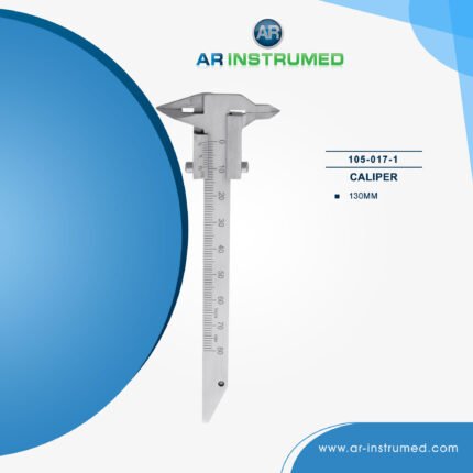 AR INSTRUMED dental caliper stainless steel UK dental instrument straight measuring tips serrated handle implant crown bridge measuring tool