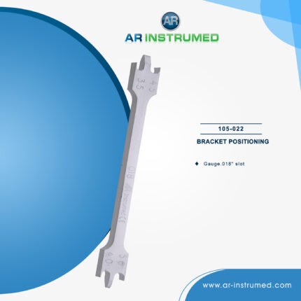 AR INSTRUMED dental bracket height gauge slot 018 stainless steel UK orthodontic instrument sharp tip ligature placement tool bracket alignment instrument