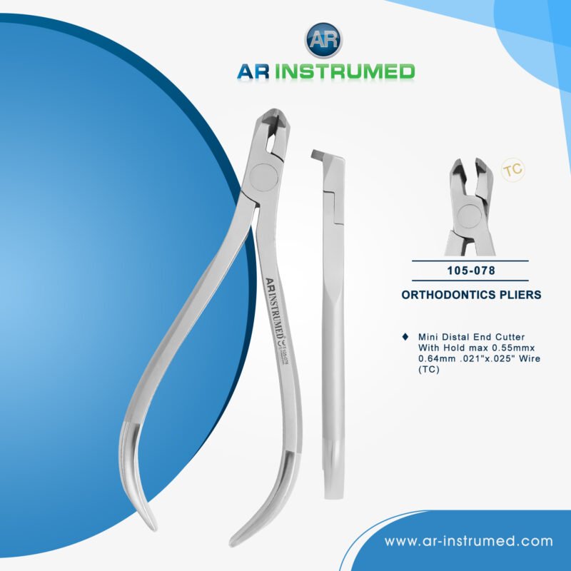AR INSTRUMED orthodontic TC braces wire cutter stainless steel UK dental instrument tungsten carbide tip orthodontic cutting tool