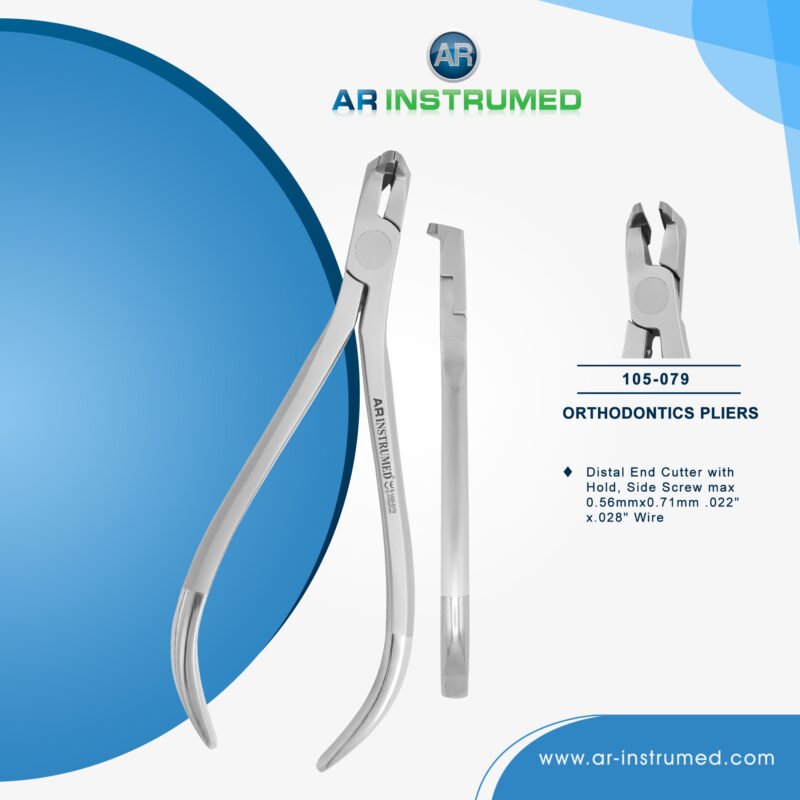 AR INSTRUMED orthodontic TC braces wire cutter stainless steel UK dental instrument slim curved tungsten carbide tip gold handle orthodontic cutting tool