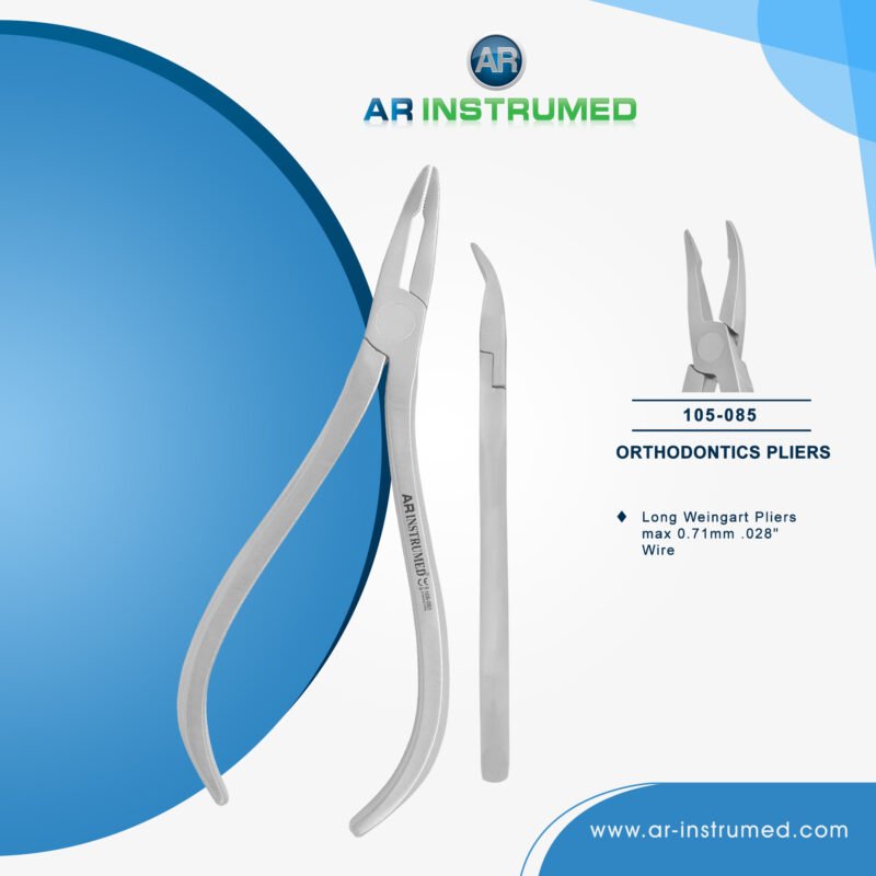 AR INSTRUMED dental vertical notch forming plier stainless steel UK orthodontic instrument concave convex tip arch wire bending orthodontic tool