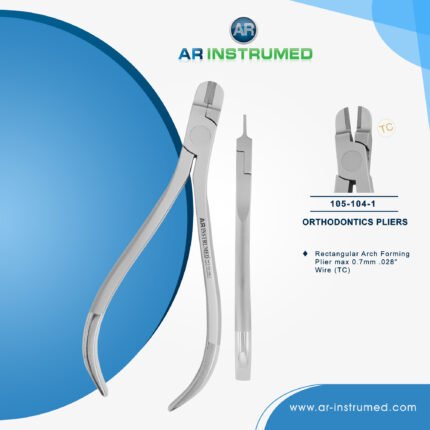 AR INSTRUMED tweed rectangular arch forming plier stainless steel UK orthodontic instrument dolphin tip archwire forming orthodontic tool