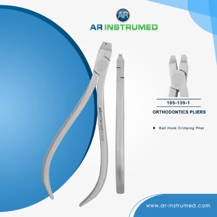 AR INSTRUMED dental ball hook crimping plier stainless steel UK orthodontic instrument loop tip crimping auxiliary wire tool