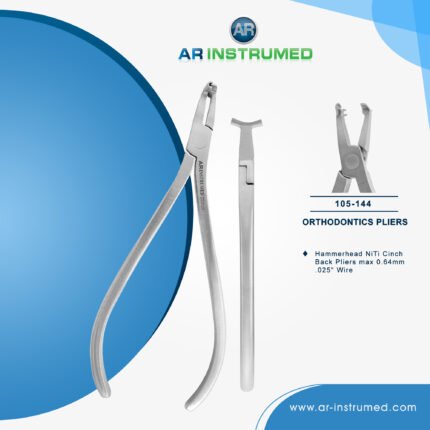 AR INSTRUMED hammerhead NiTi cinch back plier stainless steel UK orthodontic instrument dolphin tip arch wire bending orthodontic tool