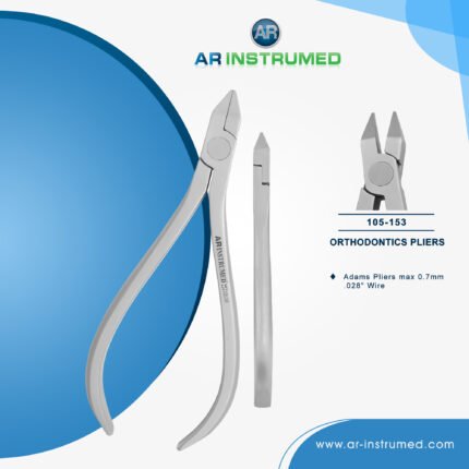 AR INSTRUMED orthodontic TC braces wire cutter stainless steel UK dental instrument tungsten carbide tip slim cutting orthodontic plier tool