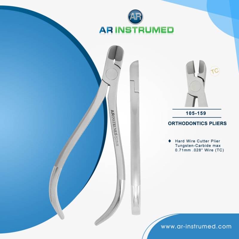 AR INSTRUMED dental ligature hard wire cutter plier stainless steel UK orthodontic instrument smooth beak wire shaping orthodontic tool