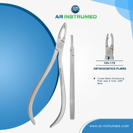 AR INSTRUMED dental vertical notch forming plier stainless steel UK orthodontic instrument hole punch tip crown band contouring tool