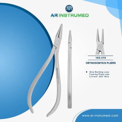 AR INSTRUMED wire bending loop forming plier stainless steel UK orthodontic instrument fine tip archwire loop forming orthodontic tool