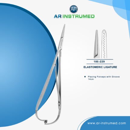 AR INSTRUMED groove mathieu ligature plier stainless steel UK orthodontic instrument grooved serrated tip ligature placement orthodontic tool