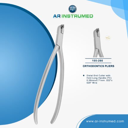 AR INSTRUMED orthodontic TC braces wire cutter stainless steel UK dental instrument tungsten carbide tip long handle orthodontic cutting tool