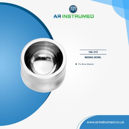 AR INSTRUMED dental mixing bowl stainless steel UK dental instrument polished bowl mixing materials clinical accessory tool