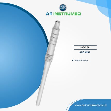 AR INSTRUMED ace mini blade handle stainless steel UK dental blade holder surgical cutting tool ergonomic handle blades 9 to 16 compatibility