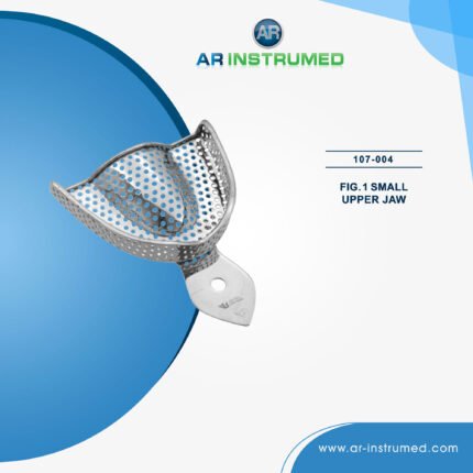 AR INSTRUMED dental impression tray stainless steel UK dental instrument rim lock size marked handle impression tool orthodontic tray