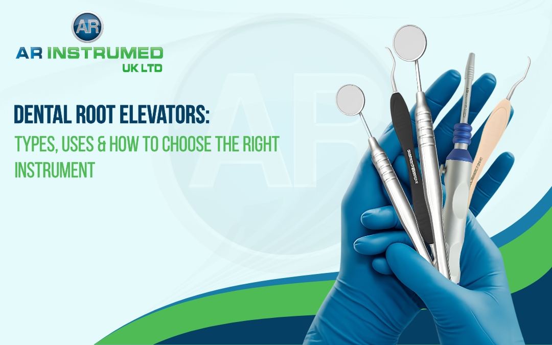 Dental root elevators for professional tooth extraction